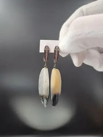 Сережки Агат