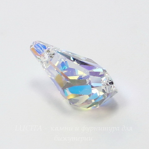 6015 Подвеска Сваровски Polygon Drop Crystal AB (21 мм)