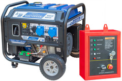 Бензогенератор инверторный ТСС SGG 10000Ei - [9 кВт / 220В] с блоком АВР