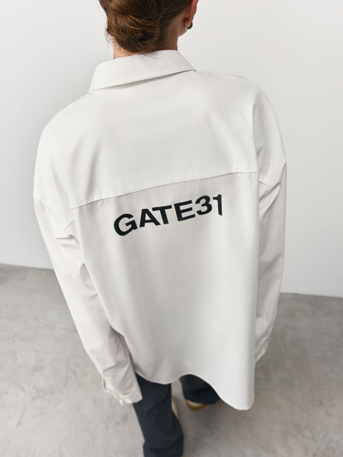 

Рубашка GATE31 оверсайз, Белый