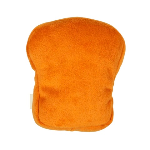 Игрушка для собак "Тост с пищалкой и шуршащими элементами", 10см