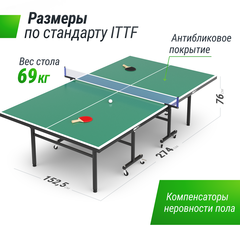Теннисный стол UNIX Line Indoor 15 mm MDF