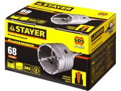 STAYER 68 мм, SDS - Plus, 8T, коронка по бетону с оснасткой (29190-68)