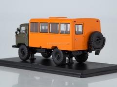 GAZ-66 shift work bus khaki-orange 1:43 Start Scale Models (SSM)