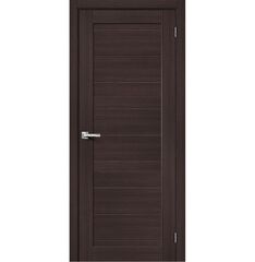 Купить Межкомнатная дверь экошпон Bravo-21 Wenge Melinga глухая