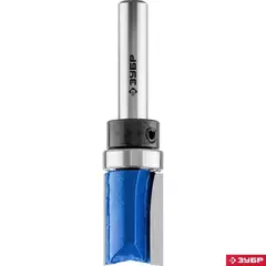 ЗУБР 15.8 x 25.4 мм, хвостовик 8 мм, фреза пазовая прямая с верхним подшипником, Профессионал (28756-15.8-26)