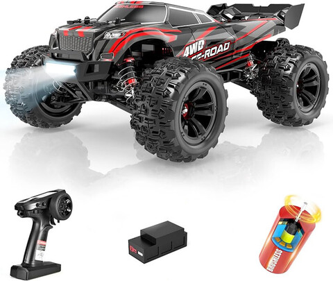 Радиоуправляемый внедорожник MJX Hyper Go 4WD Brushless Truggy 1:16 - MJX-16210-RED Полноприводный джип для дрифта, монстр-трак