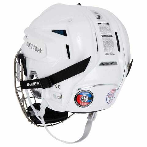 Шлем с маской BAUER RE-AKT 150 M белый