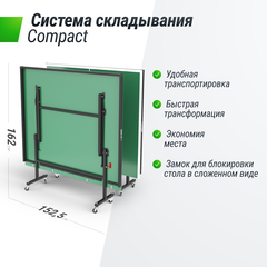 Теннисный стол UNIX Line Indoor 15 mm MDF