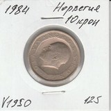 V1950 1984 Норвегия 10 крон