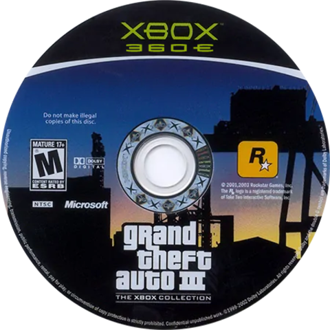 Grand Theft Auto 3 (XBOX360E) [Xbox 360]