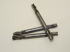 Фреза концевая цилиндрическая 2-хсторонняя 7х18х18х80 быстрорежущая сталь z=4