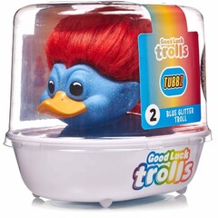 Уточка Tubbz: Trolls- Blue Glitter Troll