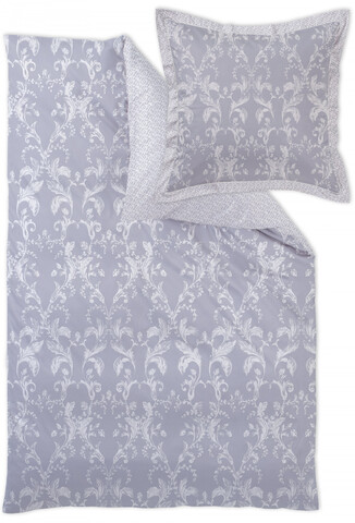 Постельное белье 2 спальное евро Curt Bauer Gracie 9017 0211 french blue голубое