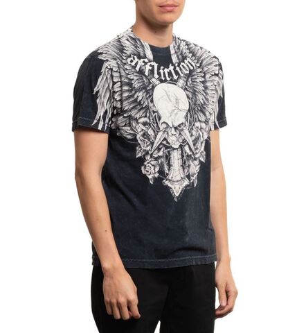 Affliction | Футболка мужская Crossed Over Tee A27249 справа