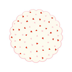 Тарелки маленькие “Сердечки” 8 шт. (2025)