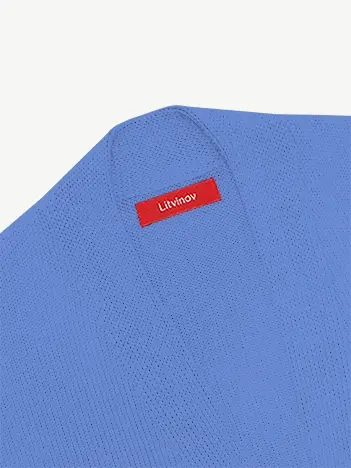 Кардиган с планкой из экохлопка