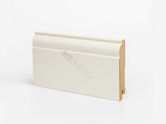 Плинтус МДФ Деартио U 104-100 RAL 9010 (крем.) 80х16х2050