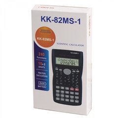 
          Калькулятор научный Alingar, 12 разрядов, для ЕГЭ, 240 функций, 85*155*15 мм, черный, "DS-82MS", (KK-82MS-1) футляр, питание от ААА*2, в комл. не идут