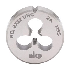 Плашка №8 -32-UNC DINEN22568 HSS 2A 60° 20x7мм NKP 245008N