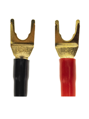 U-образная медная вилка, клемма для проводов динамика (2 комплекта 4 шт)