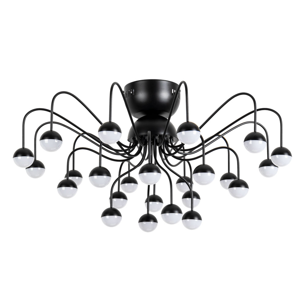 Потолочная светодиодная люстра Arte Lamp Dexter A3619PL-24BK