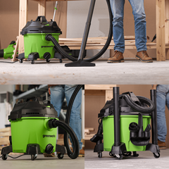 Пылесос строительный Greenworks G120WDV 220V 1200 Вт электрический