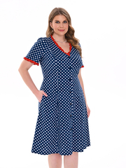 4549 Халат на пуговицах