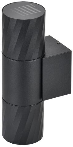 Светильник уличный 5221 настенный 2хGU10 IP65 черный IEK