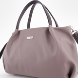 Сумка Саломея 334 наппа тауп + шоколад