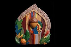 Силиконовый молд № 428 Дверь ( серия домики для гномов и фей)