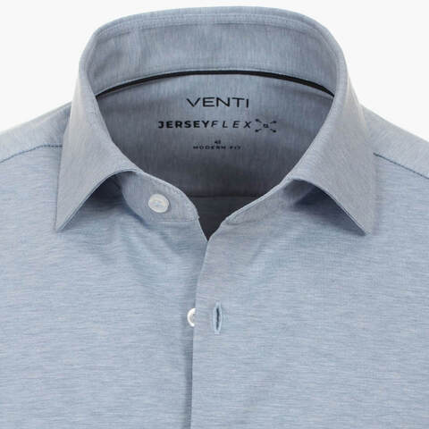 Сорочка мужская Venti Modern Fit 123963800-100 голубая из джерси