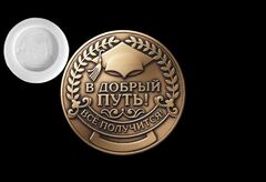 Силиконовый молд монета 