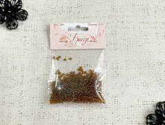 Бисер некалиброванный, 20 гр, размер 8/0, пр-во Китай