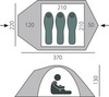 Картинка палатка туристическая Btrace Challenge 3  - 3
