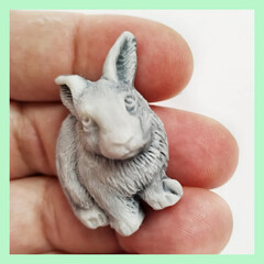 0575 Молд силиконовый Кролик (заяц)