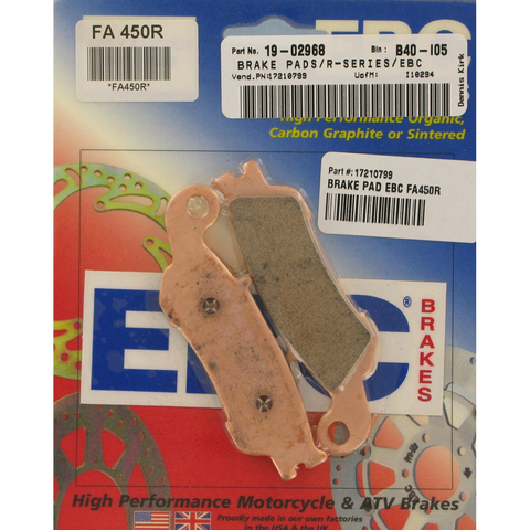 EBC FA450R Brake pad (колодки тормозные)