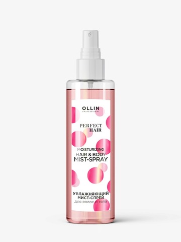 OLLIN PERFECT HAIR Увлажняющий мист-спрей для волос и тела 120мл