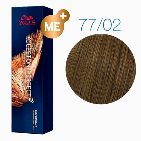 Wella Koleston Pure Naturals 77/02 (Блонд интенсивный натуральный матовый) - Стойкая краска для волос