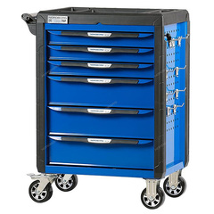 NORDBERG (T6P(B)) Тележка инструментальная, 6 выдвижных ящиков, с системой защиты от опрокидывания, синяя
