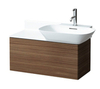 Laufen INO 8.1330.1.000.104.1 Раковина 900х450х120мм с 1 отв. под смеситель, полка слева, цвет: белый
