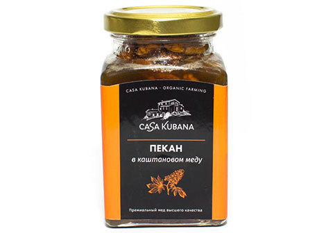 Пекан в каштановом меду, 290г