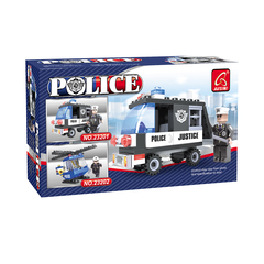 Игровой конструктор Ausini 23201 ПАТРУЛЬ (58 деталей в наборе)