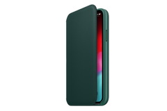 Кожаный чехол Leather Folio для iPhone XS, Forest Green (MRWY2ZM/A)
