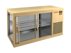 Витрина холодильная HICOLD VRL 1300 R Beige