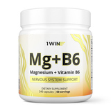 Магний + Витамин В6, Magnesium + Vitamin B6, 1Win, 240 капсул 1