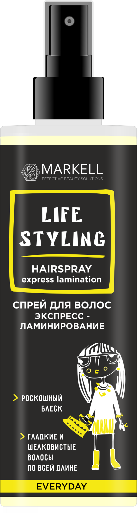 MARKELL Life Styling Спрей для волос Экспресс-ламинирование 195мл