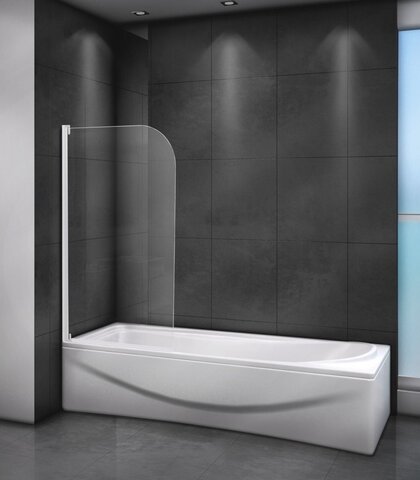 Шторка на ванну Cezares RELAX-V-1 RELAX-V-1-80/140-C-Bi