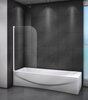 Шторка на ванну Cezares RELAX-V-1 RELAX-V-1-80/140-C-Bi
