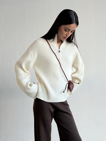 Свитер АНОРАК MOLLA, молочный